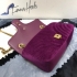 Gucci GG Marmont velvet mini bag 20 cm purple